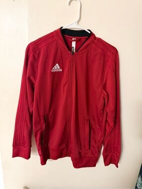 adidas Red Kids Bomber Track Jacket